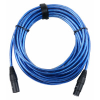 Pronomic Stage XFXM-Blue-10 Microfoonkabel XLR 10 m Metallic Blue 