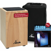 XDrum Cajon Primero Natur inkl. Cajonschule und Tasche  - Retoure (Zustand: sehr gut) 