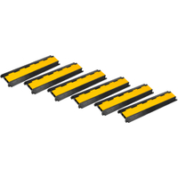 Pronomic Protector 2-100 Puente para Cables de 2 Cámaras con Conexión Enchufable 6x Set 
