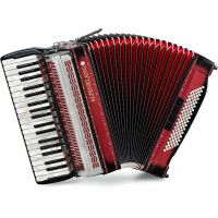 Alpenklang Pro Akkordeon IV 96 CM Shadow Red 