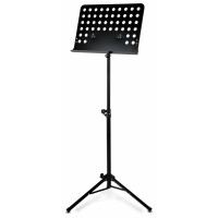 Classic Cantabile Orchesterpult Lochblech Heavy Schwarz  - Retoure (Zustand: sehr gut) 