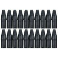 Pronomic Stekkerset XLR Male 20 Stuks zwart 