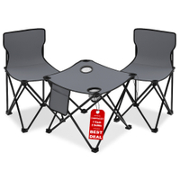 Stagecaptain CS-4547 GY Campingtisch-Set klein Grau 