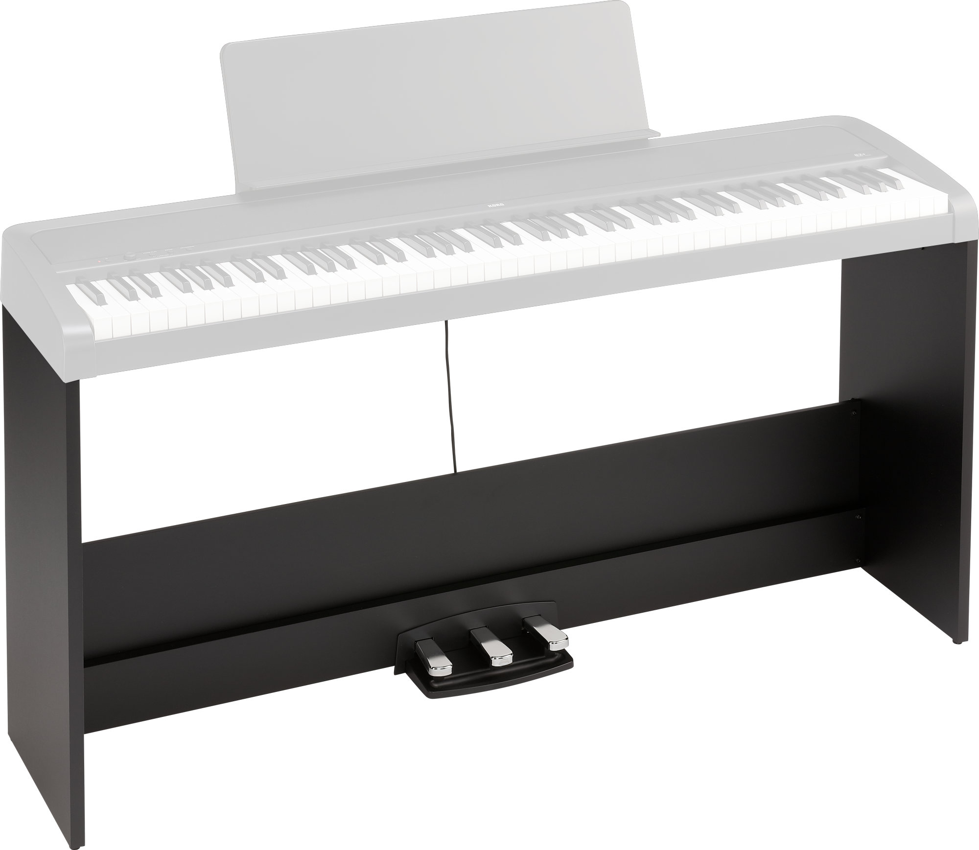 Korg STB2-BK Ständer mit Pedal Set Schwarz