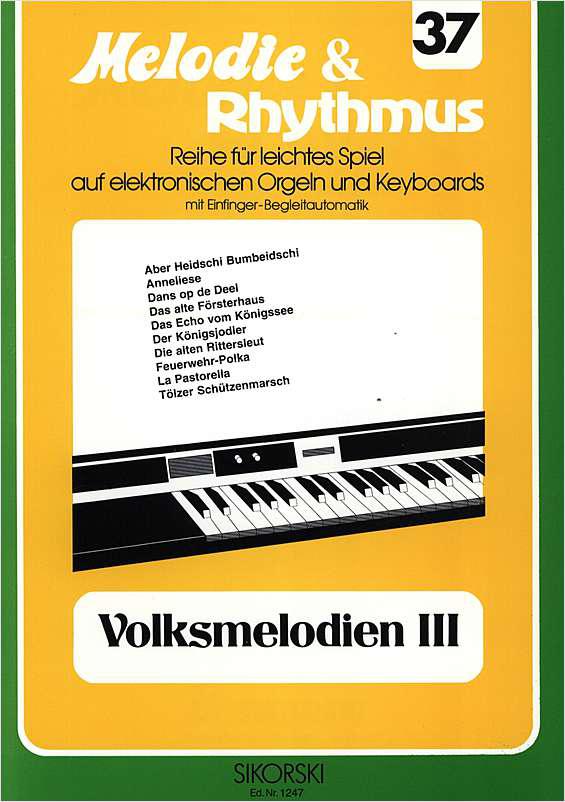 Melodie & Rhythmus Volksmelodien III - Mängelexemplar