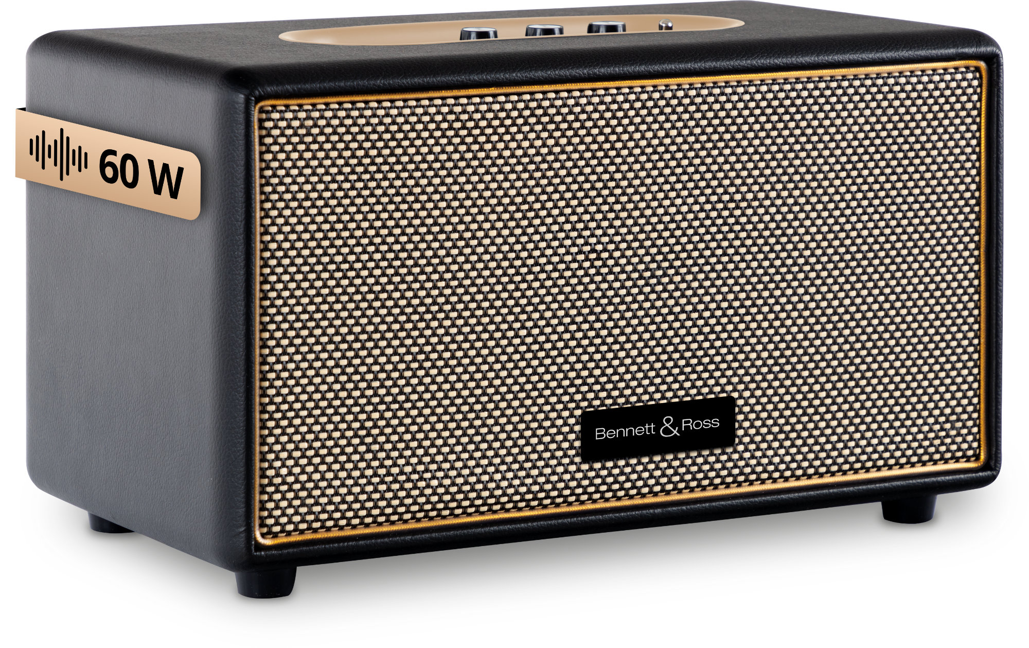 Bennett & Ross BB-860BK Blackmore Bluetooth Lautsprecher Schwarz - Retoure (Zustand: gut)