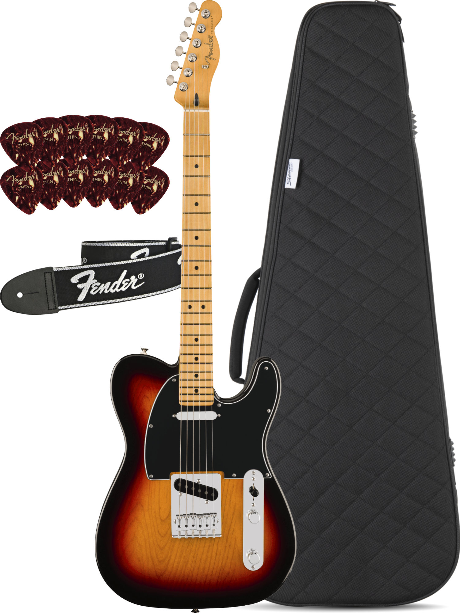 Fender Player II Telecaster MN 3-Color Sunburst Set