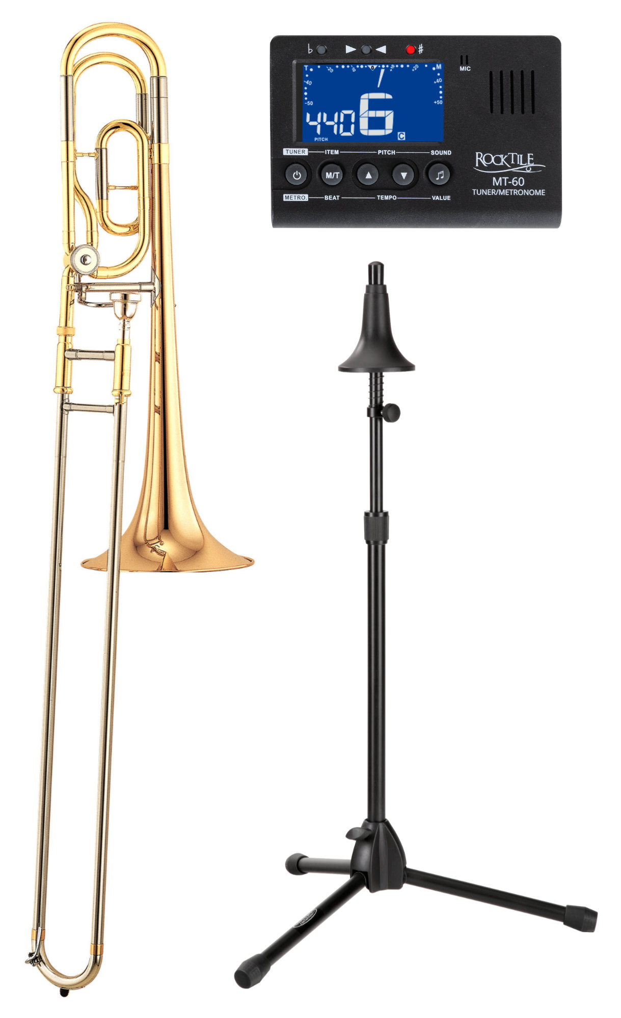 Yamaha YSL-446GEII B-Quartposaune lackiert Set