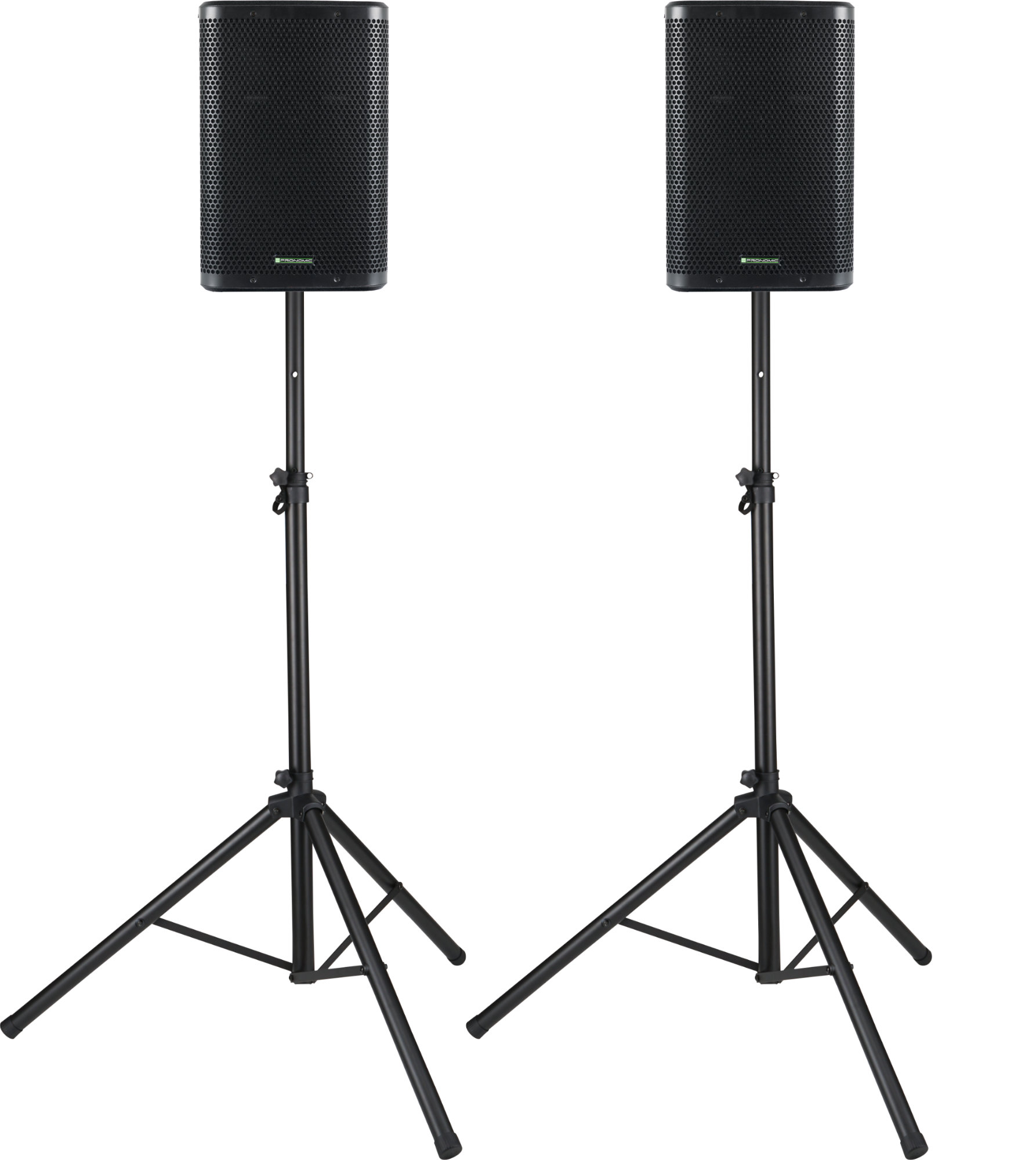 Pronomic C-210 MA 10" Aktivbox 400 Watt Stativ Set