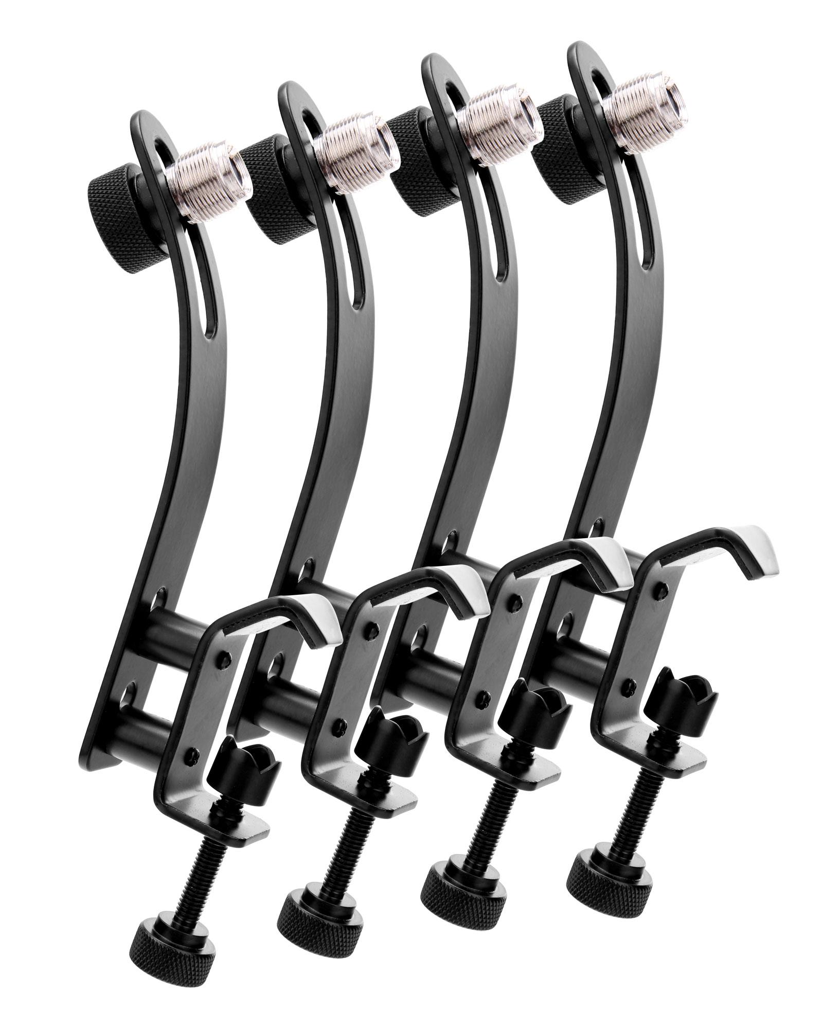 Pronomic DMK-10 Schlagzeug Mikrofonklammer 4x Set