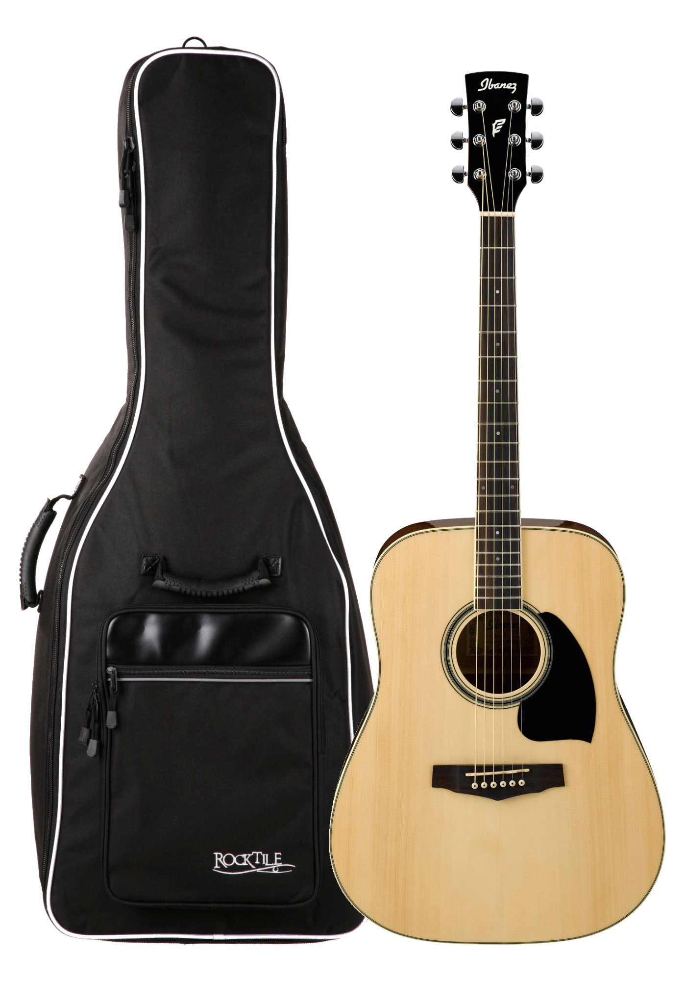 Ibanez PF15-NT Westerngitarre Set mit Tasche