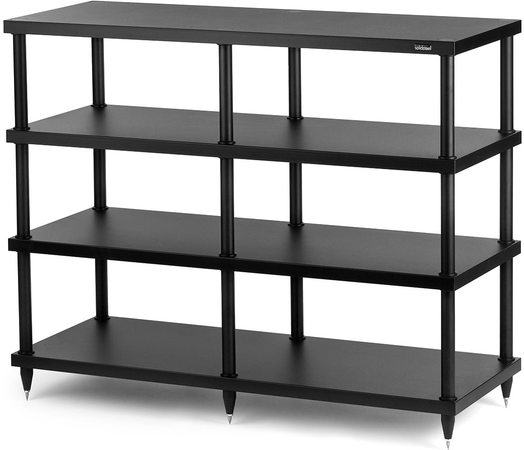 Solidsteel S4-4 HiFi Audio Rack Black