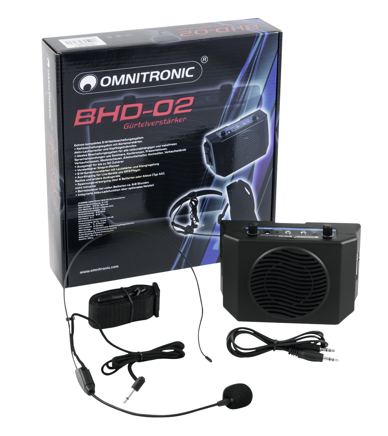 Omnitronic BHD-02 Tour Guide Headset System