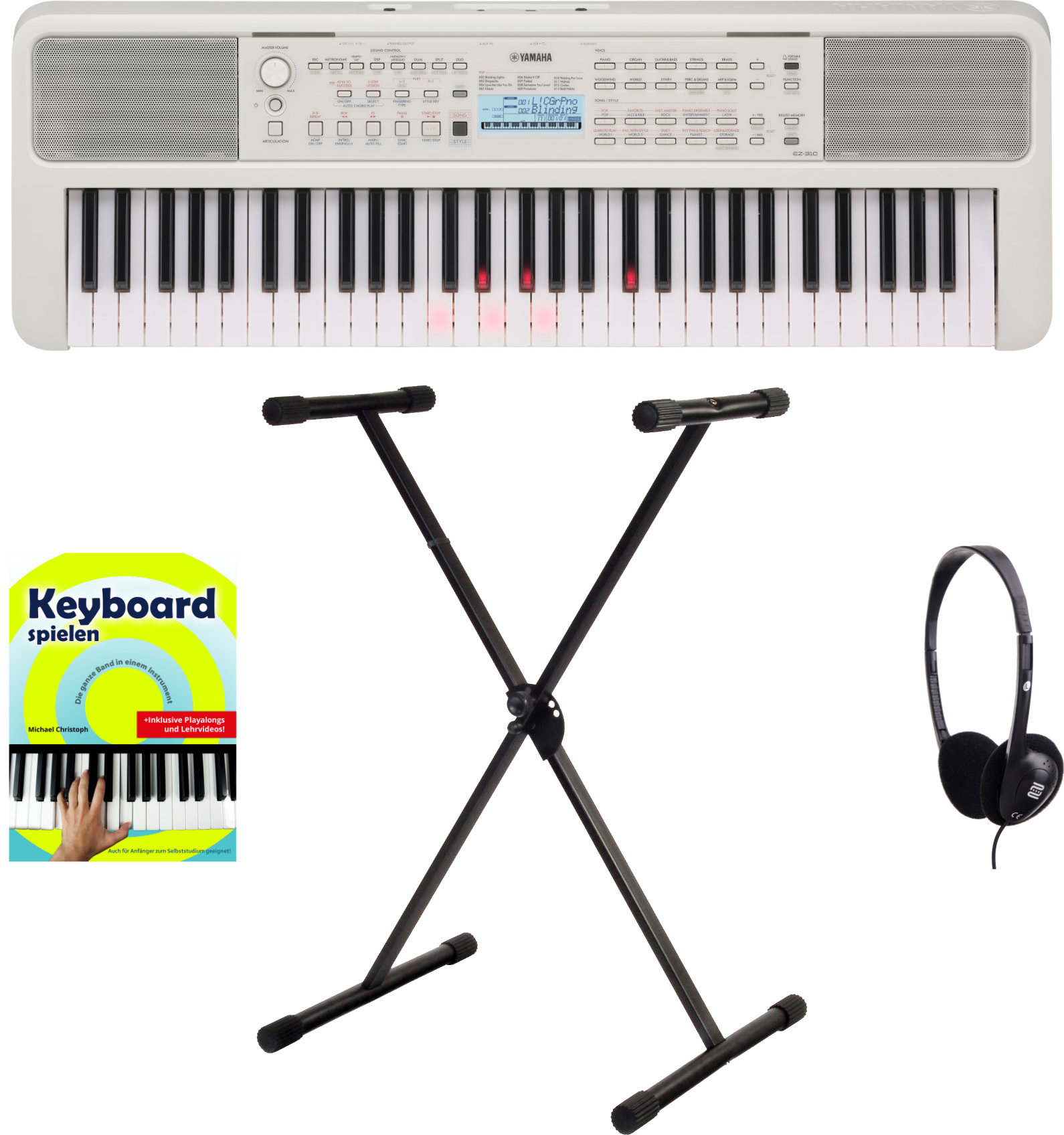 Yamaha EZ-310 Leuchttasten-Keyboard Set