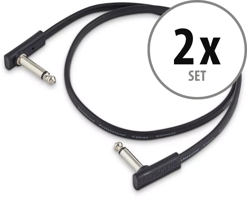 RockBoard Flat Patch Kabel 60 cm 2x Set
