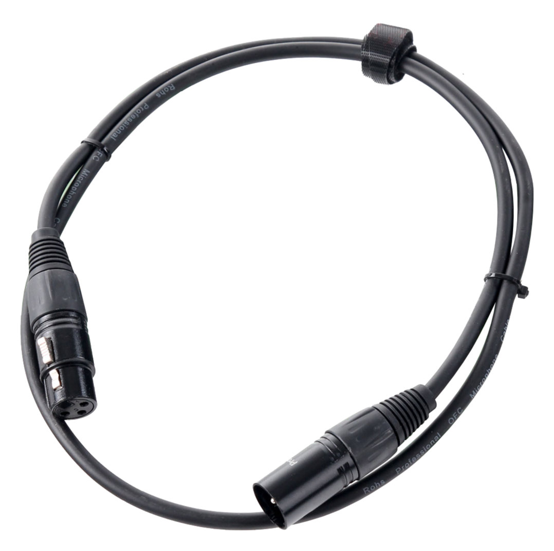 Pronomic Stage XFXM-1 Mikrofonkabel XLR 1 m Schwarz