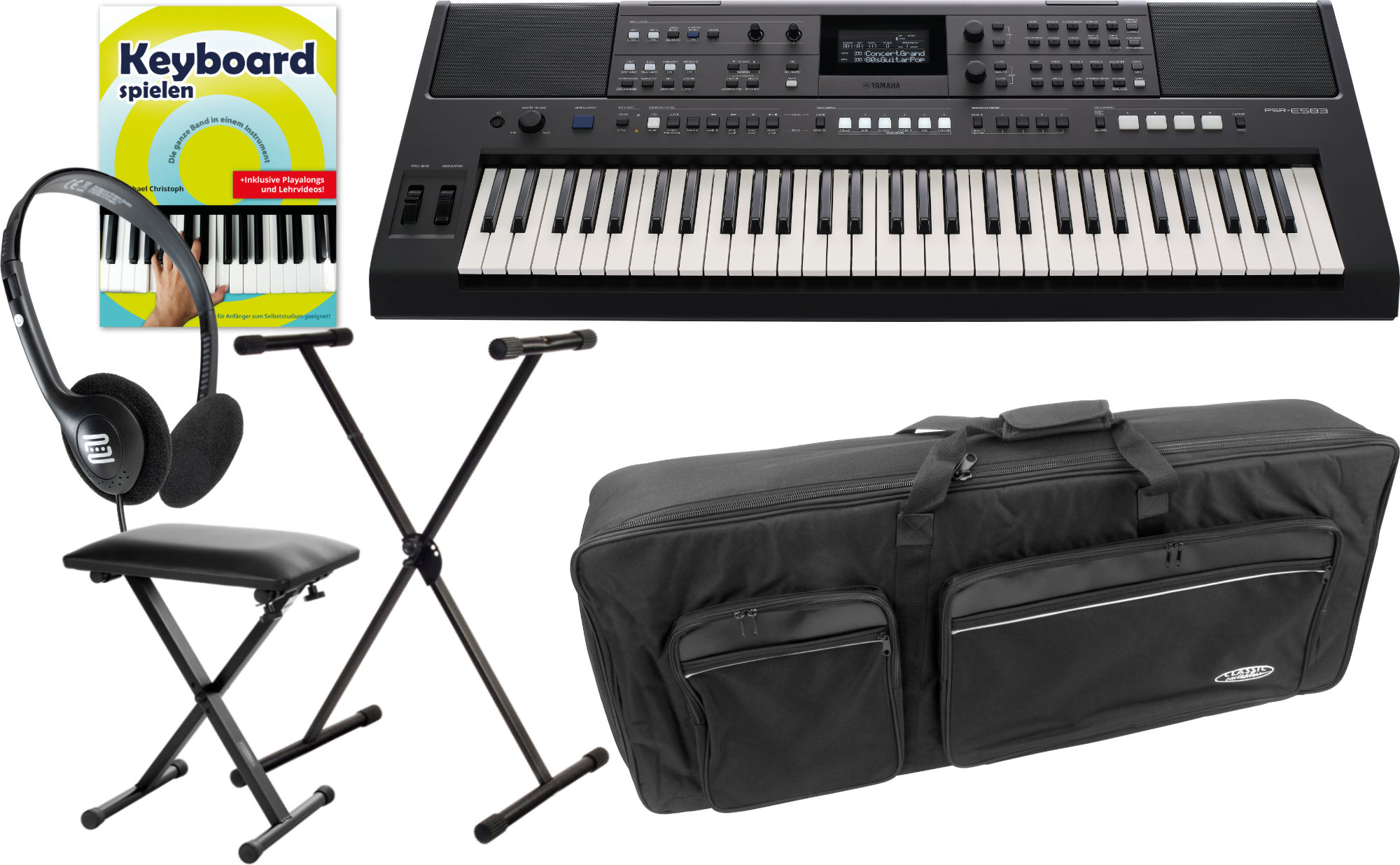 Yamaha PSR-E583 Keyboard Deluxe Set