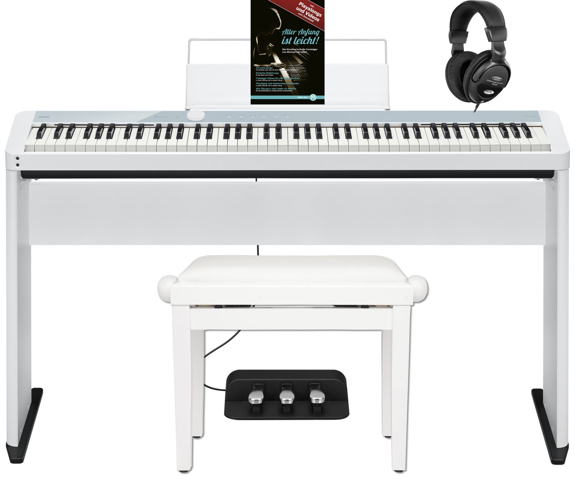 Casio PX-S1100 CB Privia Digitalpiano Calm Blue Home Set
