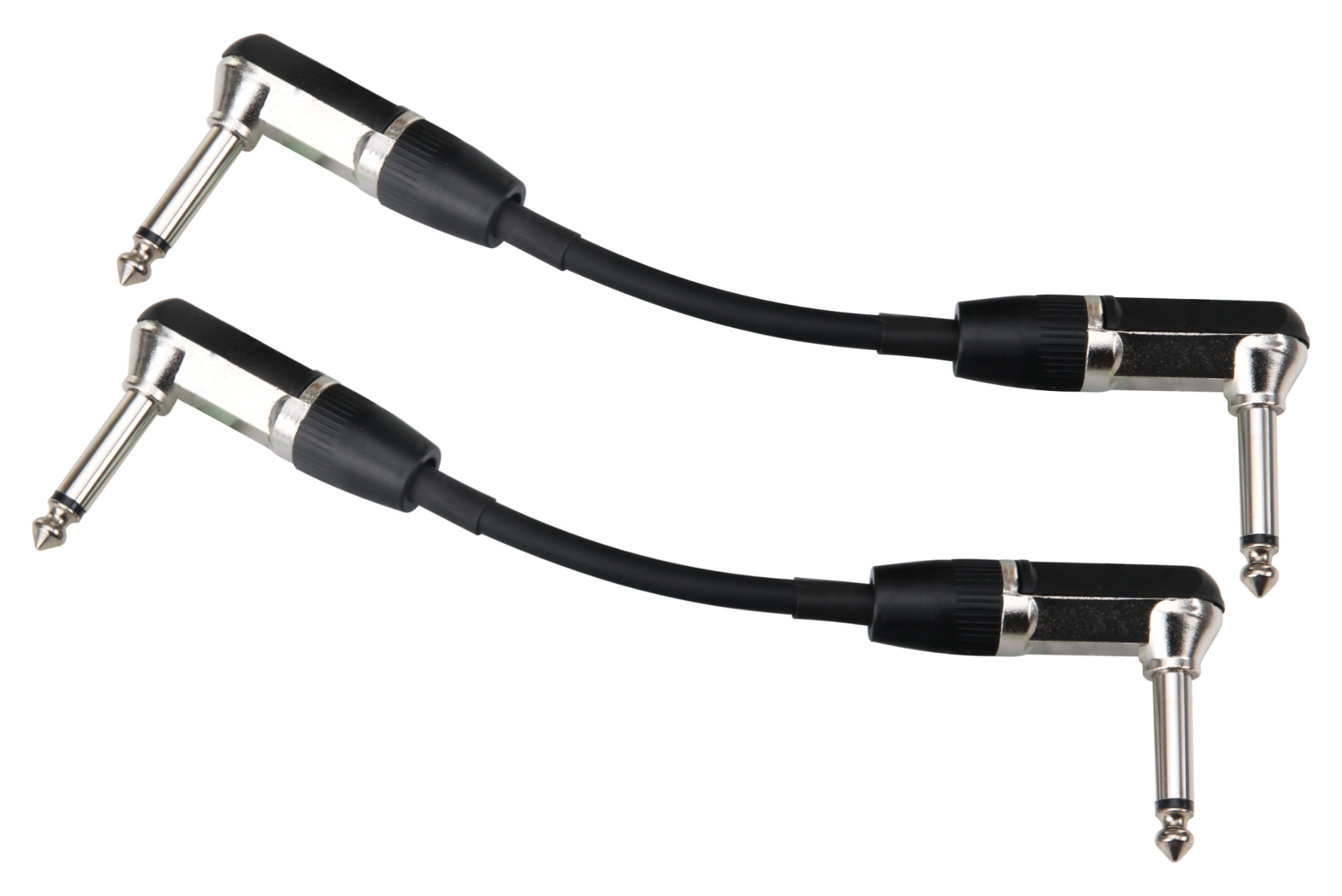 Pronomic Stage INST-A-015 Patchkabel Winkelstecker 0,15 m schwarz 2x Set