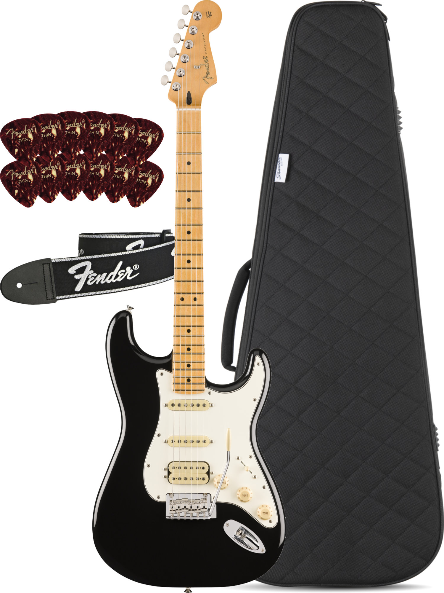Fender Player II Stratocaster HSS MN Black Set