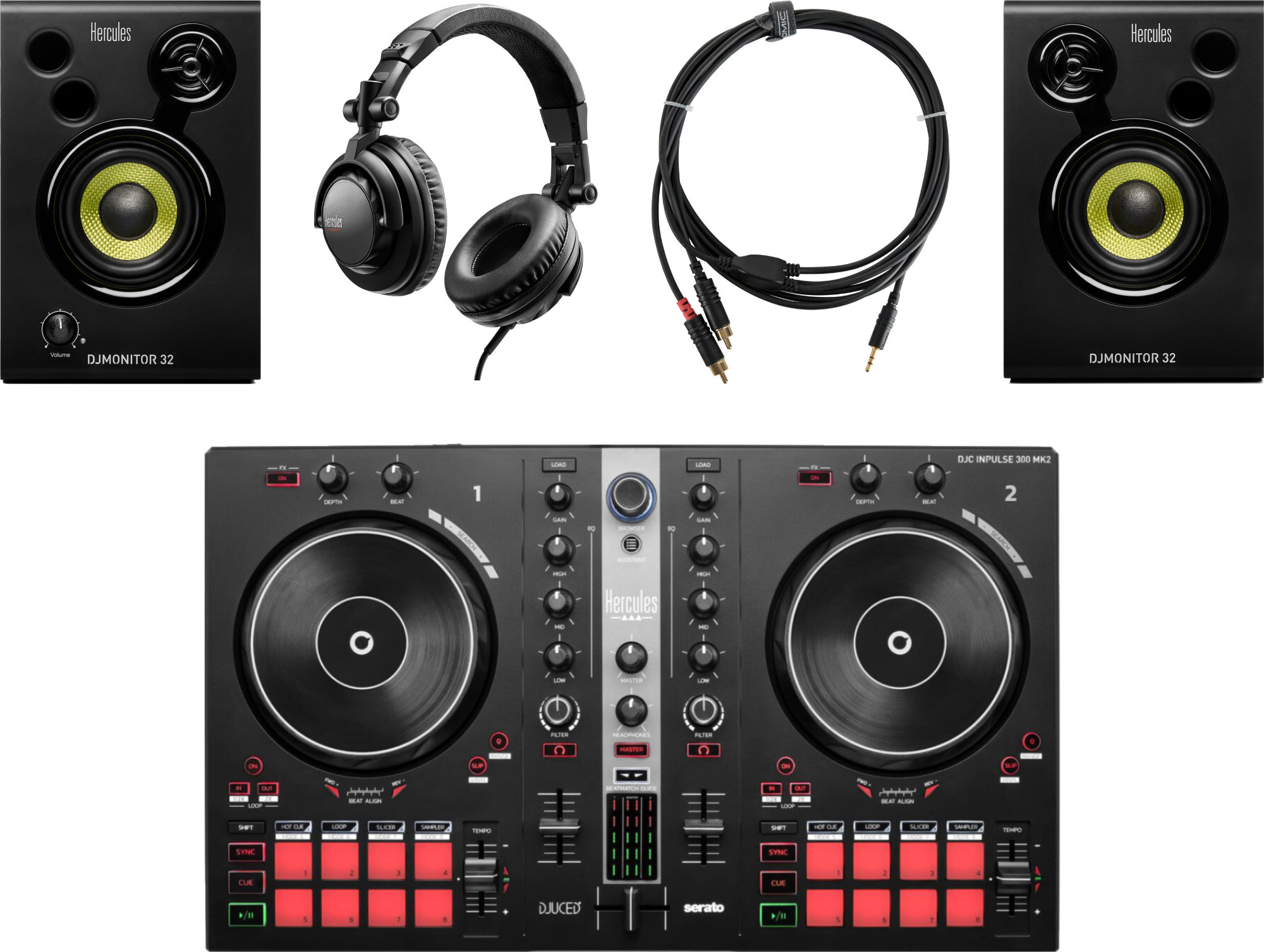 Hercules DJControl Inpulse 300 MK2 Set