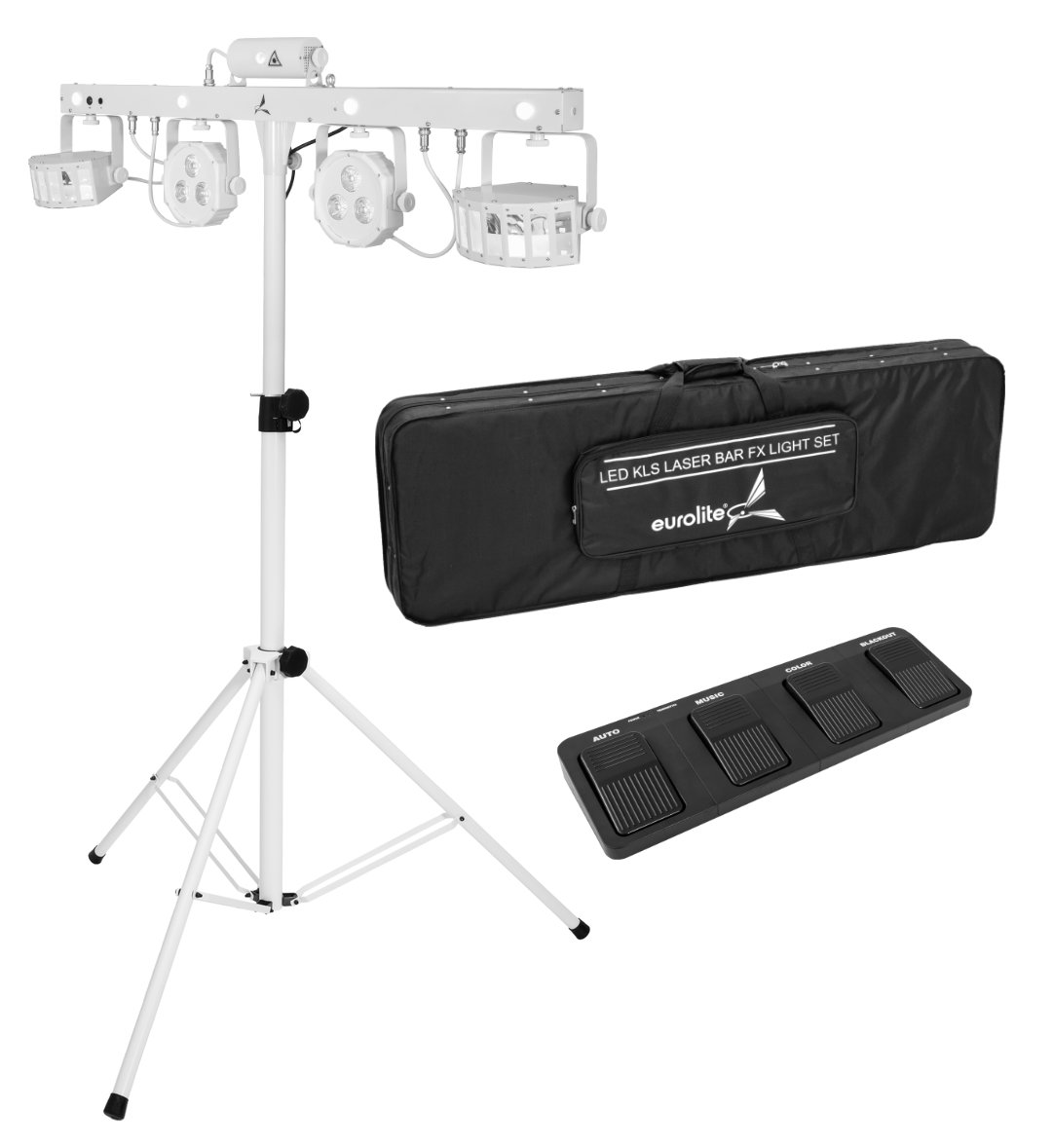 Eurolite LED KLS Laser Bar FX-Lichtset weiß inkl. Ständer