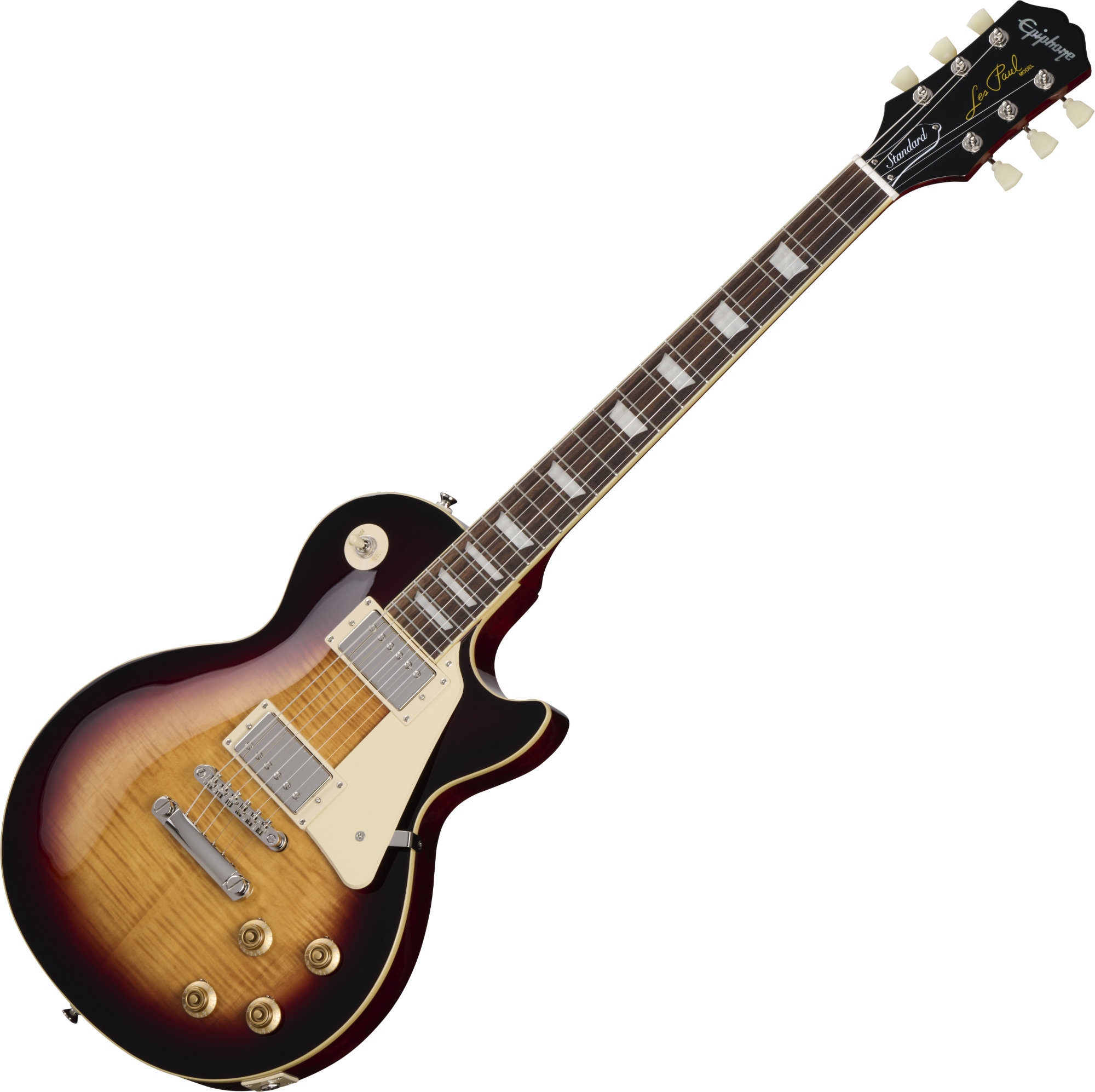 Epiphone Les Paul Standard 50s Figured Bourbon Burst - Retoure (Zustand: gut)