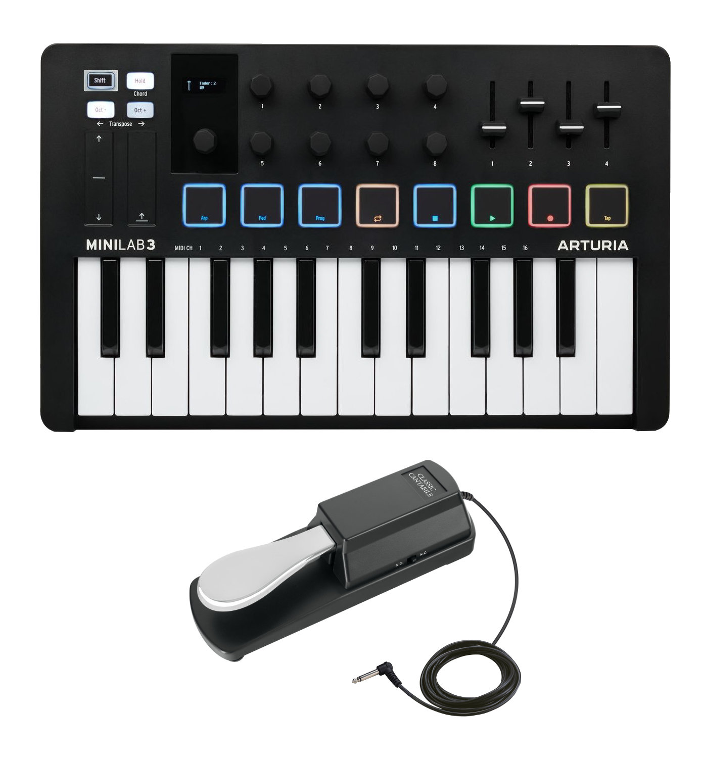 Arturia MiniLab 3 schwarz Set