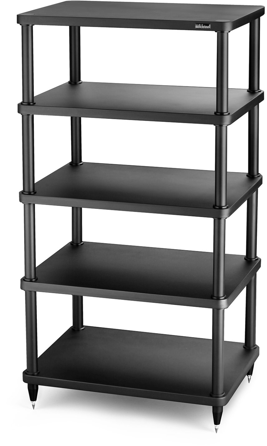 Solidsteel S3-5 HiFi Audio Rack Black