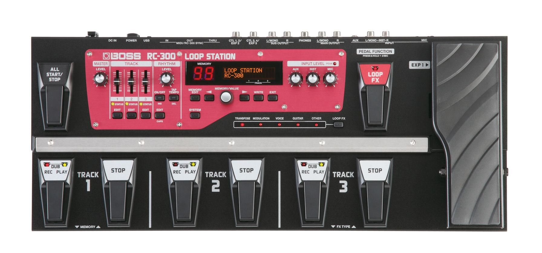 Boss RC-300 Loop Station Pedalera de guitarra