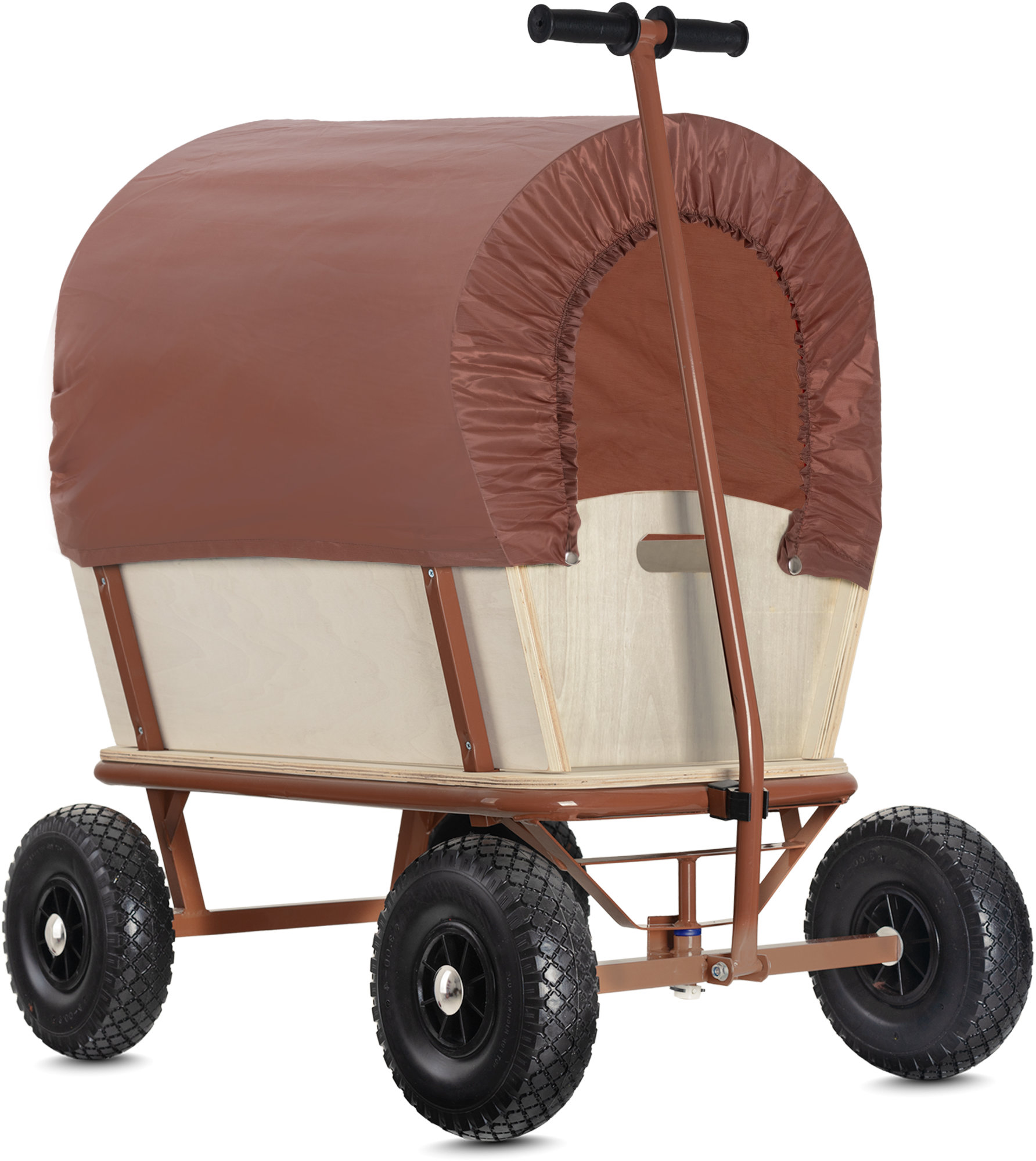 Stagecaptain BW-1812D BN Bollycart Holz-Bollerwagen braun - Retoure (Verpackungsschaden)