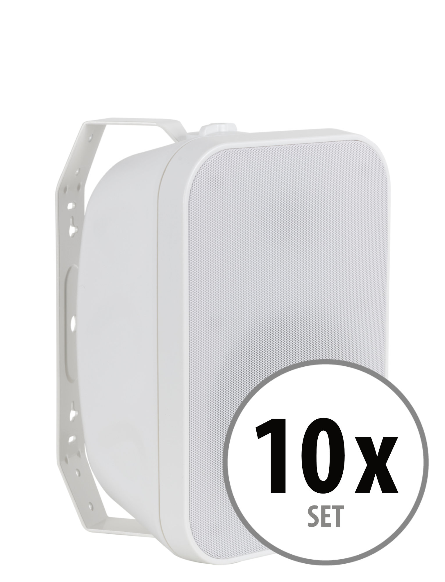 McGrey OLS-5251WH Outdoor-Lautsprecher 50 Watt Weiß 10x Set