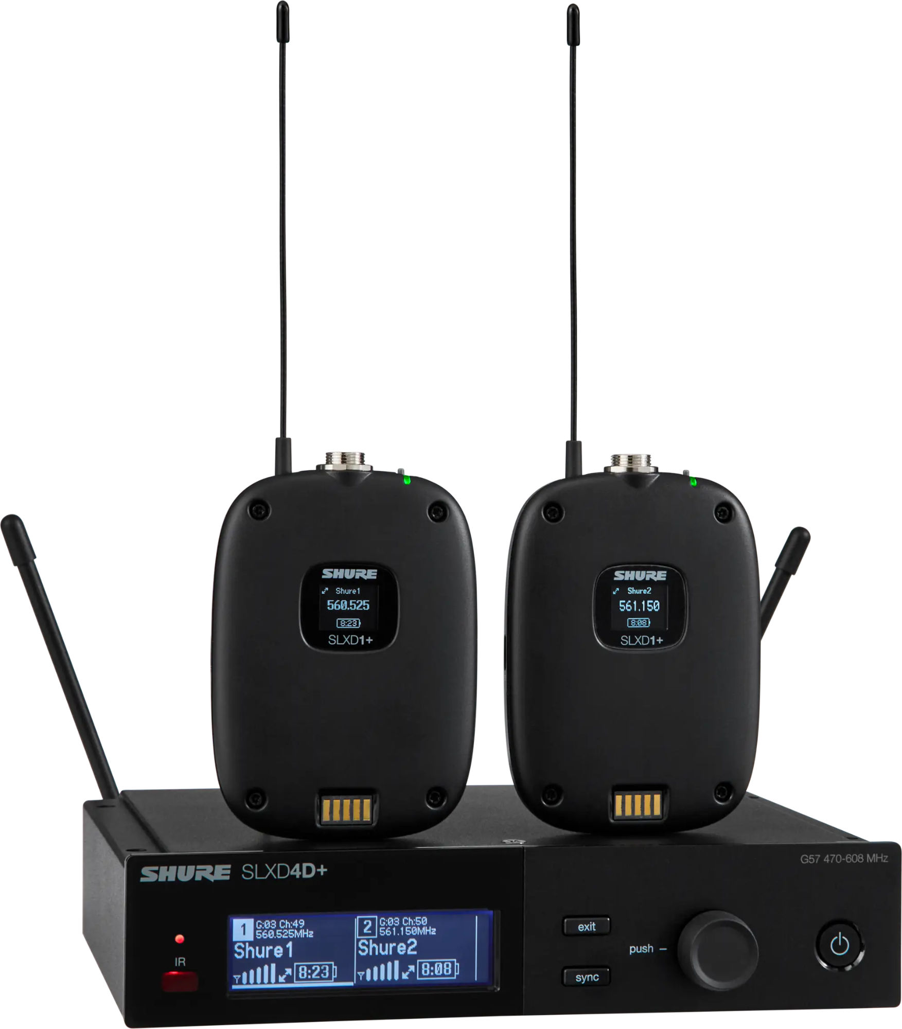 Shure SLXD14D+ S50 Digitales Drahtlossystem