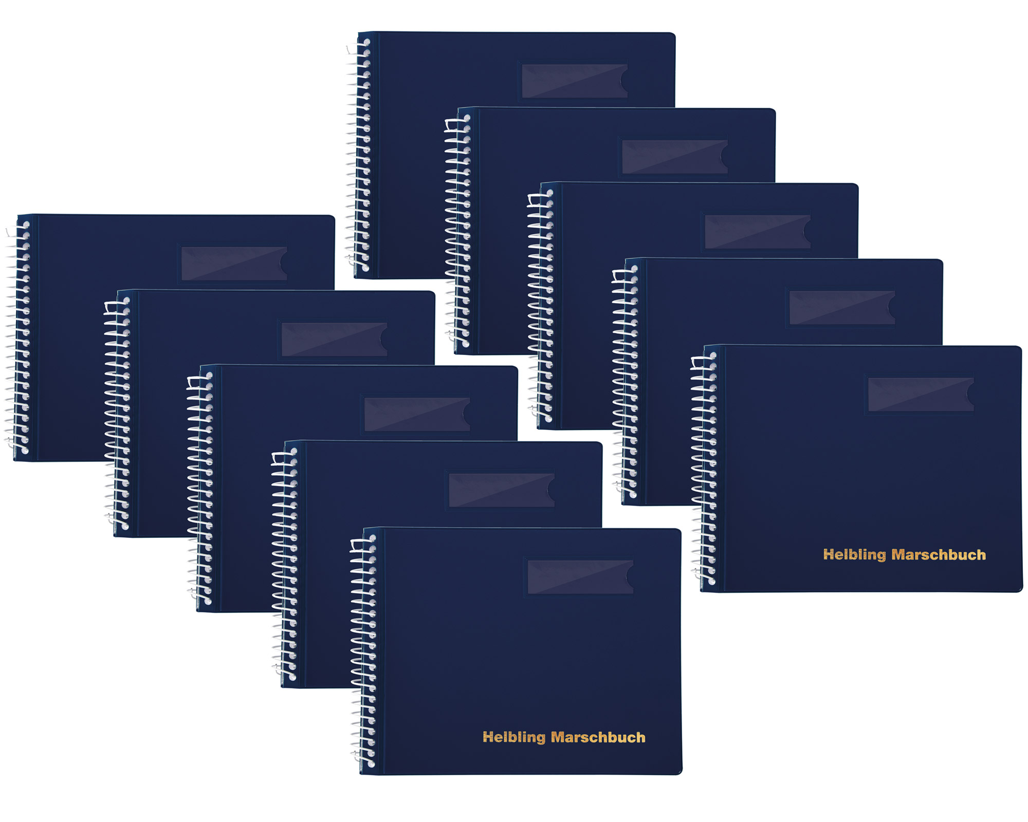 Helbling BMB20 Marschbuch blau 20 Taschen 10x Set