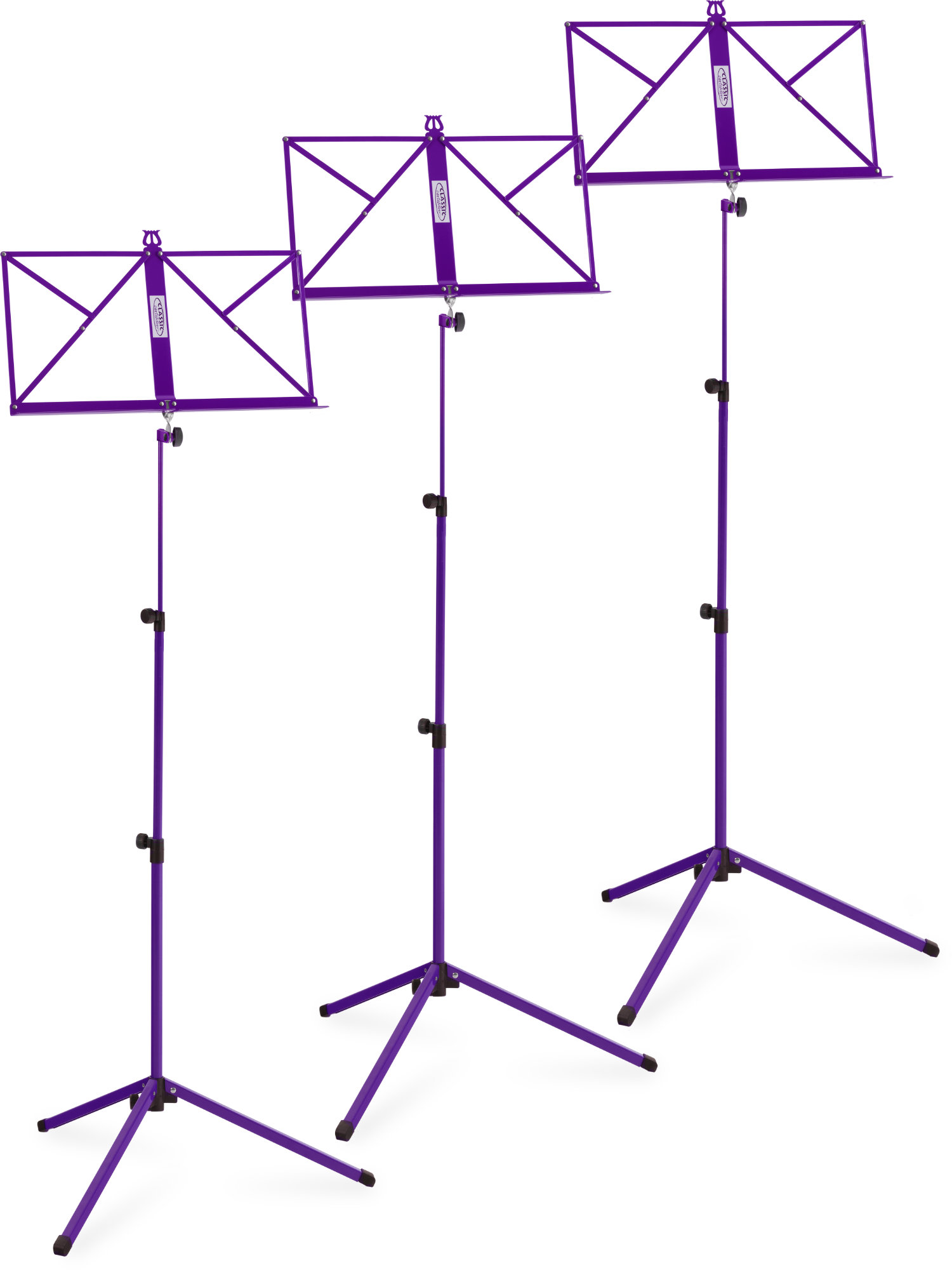 Classic Cantabile 100 Notenständer Medium Flieder 3x Set