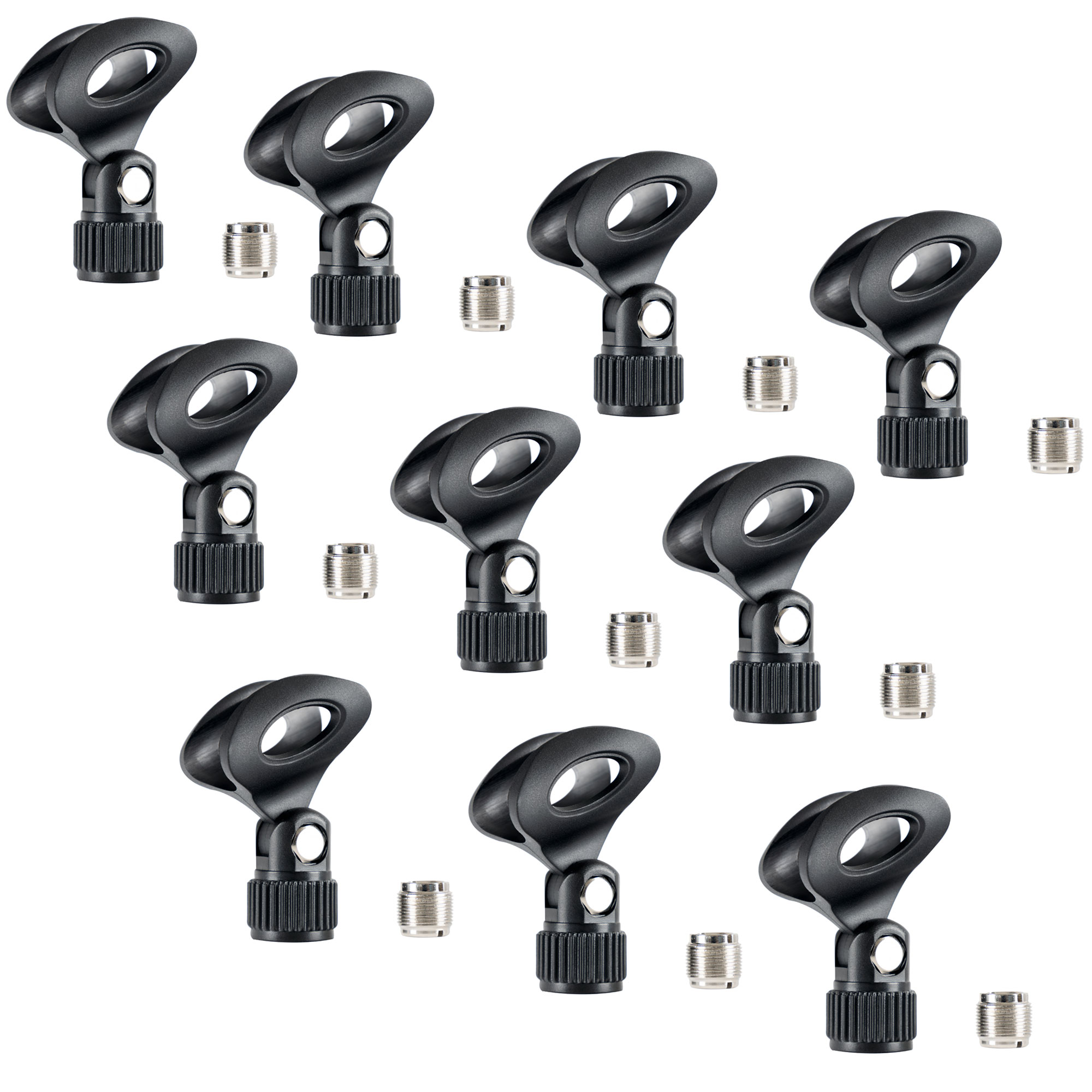 Pronomic MC-1 Mikrofonklemme Neopren Standard 10x Set