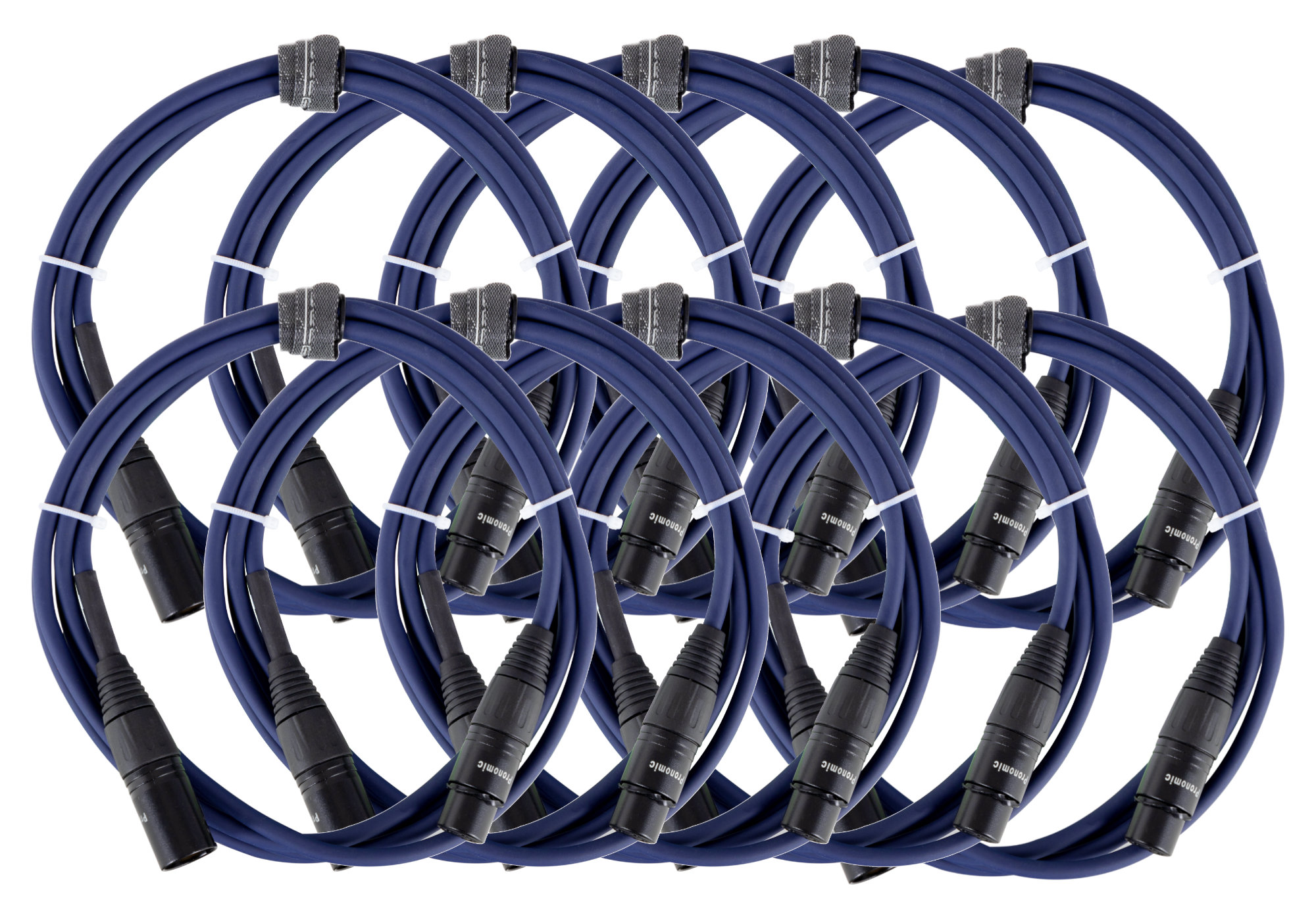 Pronomic Stage DMX3-2,5 DMX-Kabel 2,5m 10x Set