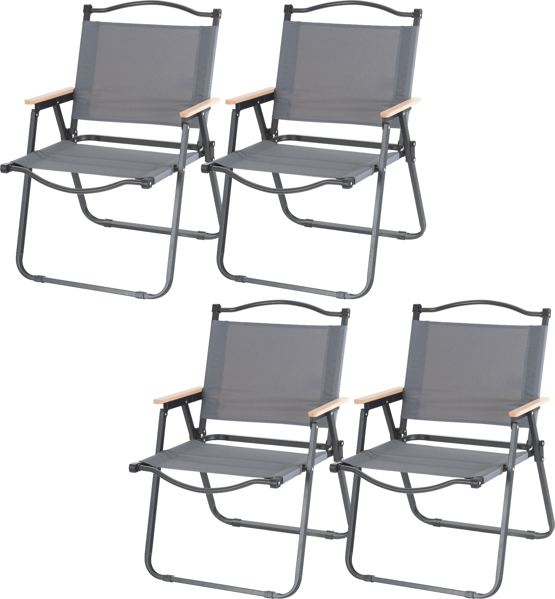 Stagecaptain CSH-67 Camping Klappstuhl 4er Set