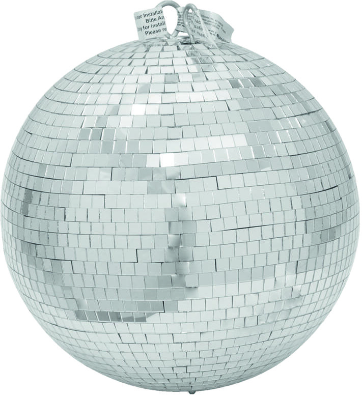 EUROLITE Spiegelkugel Silber – 40 Cm, Mit Sicherheitsöse, Für Partys & Events