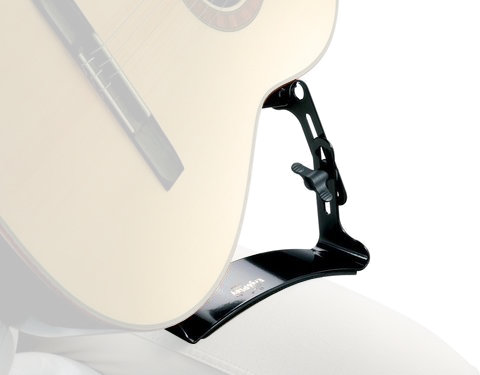 Ergoplay Appui-Guitare Johannes Tappert – Support Ergonomique Réglable, Confort Optimal, Noir