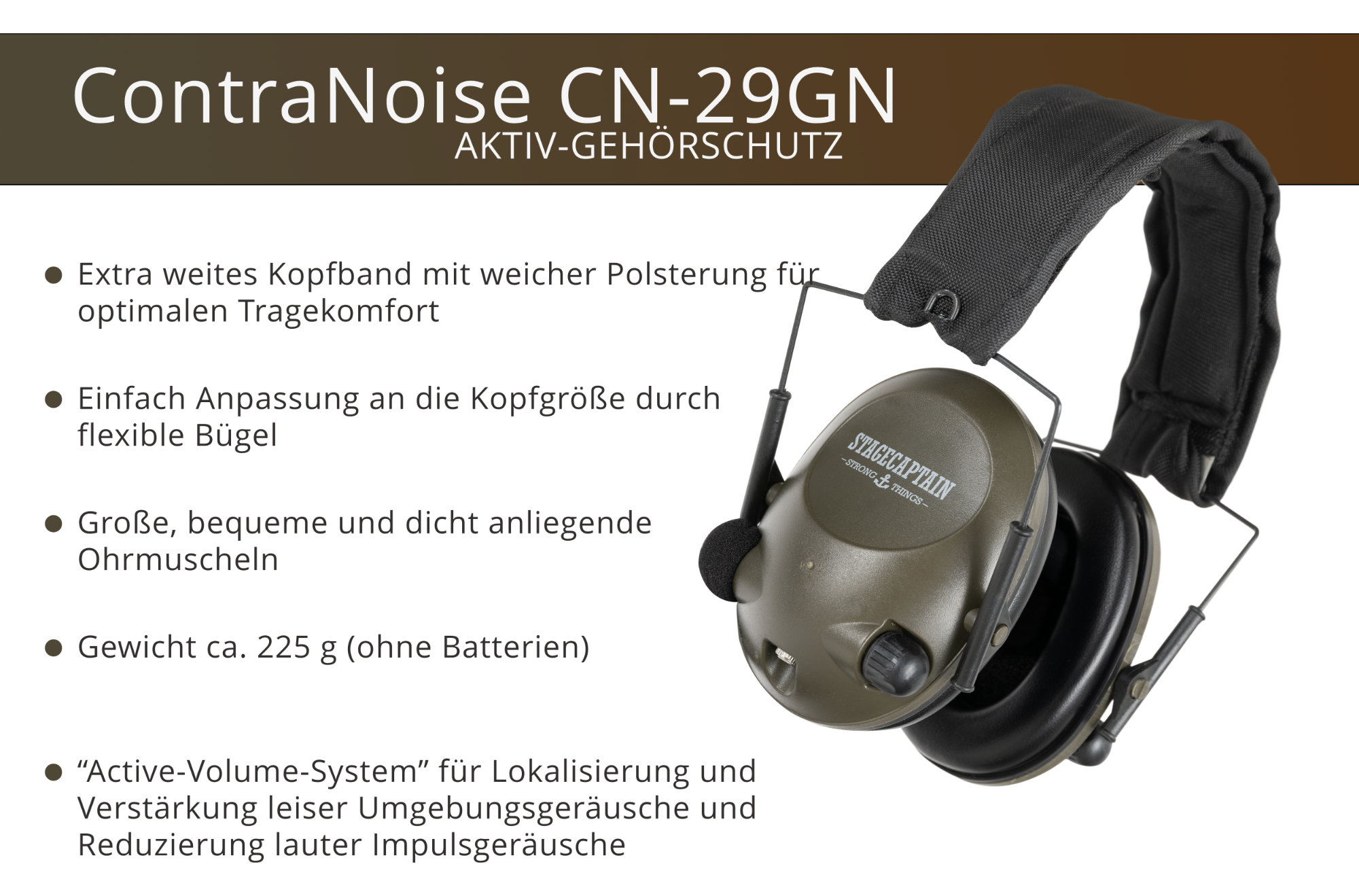 Cuffie Attive Elettroniche Mil -Tec | Cuffie Antirumore - Armastore