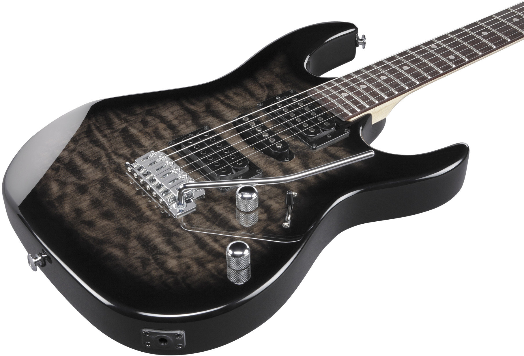 Ibanez GRX70QA-TKS Transparent Black Sunburst Starter Set
