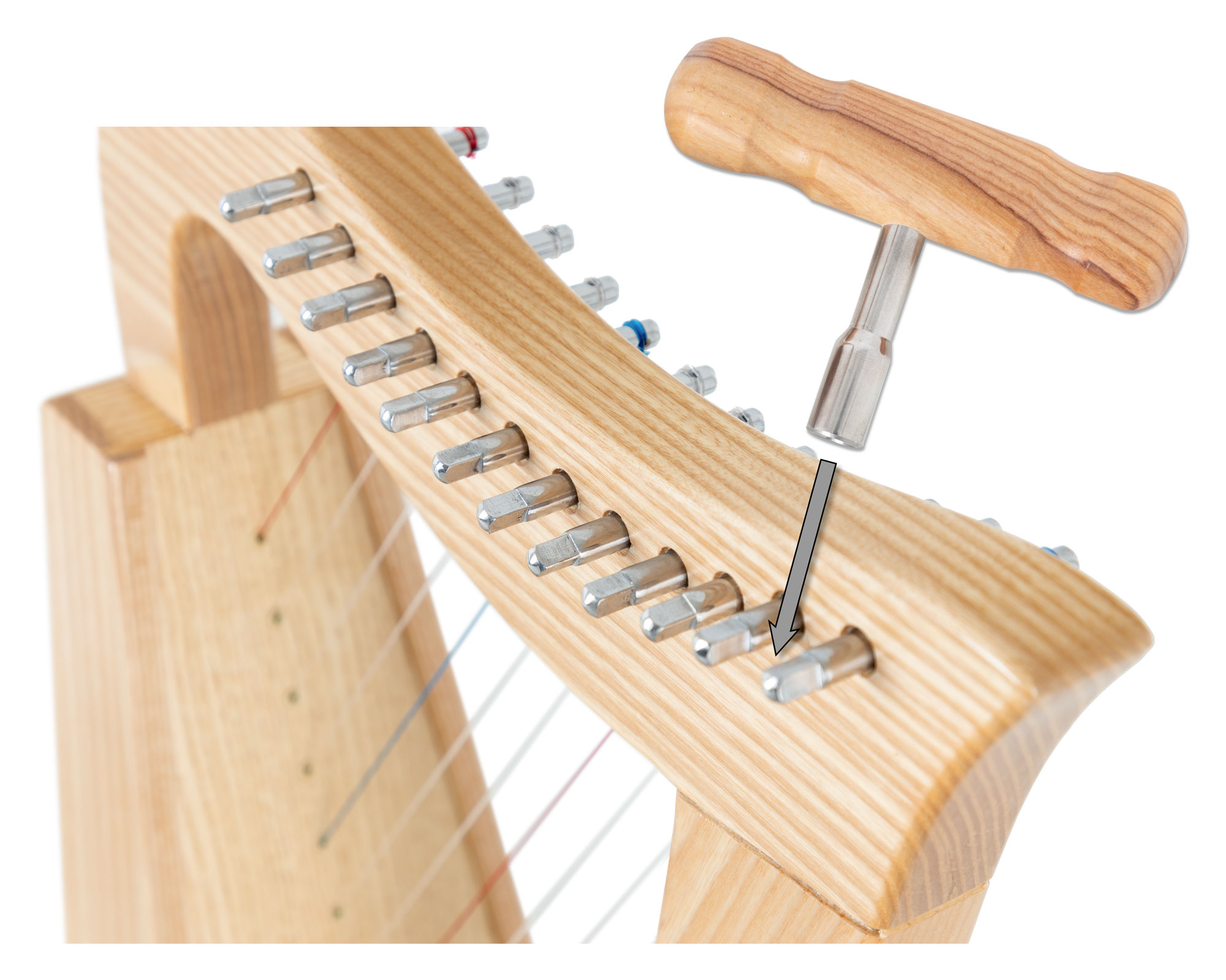 Classic Cantabile H-12 WN Keltische Harp 12 Snaren Set