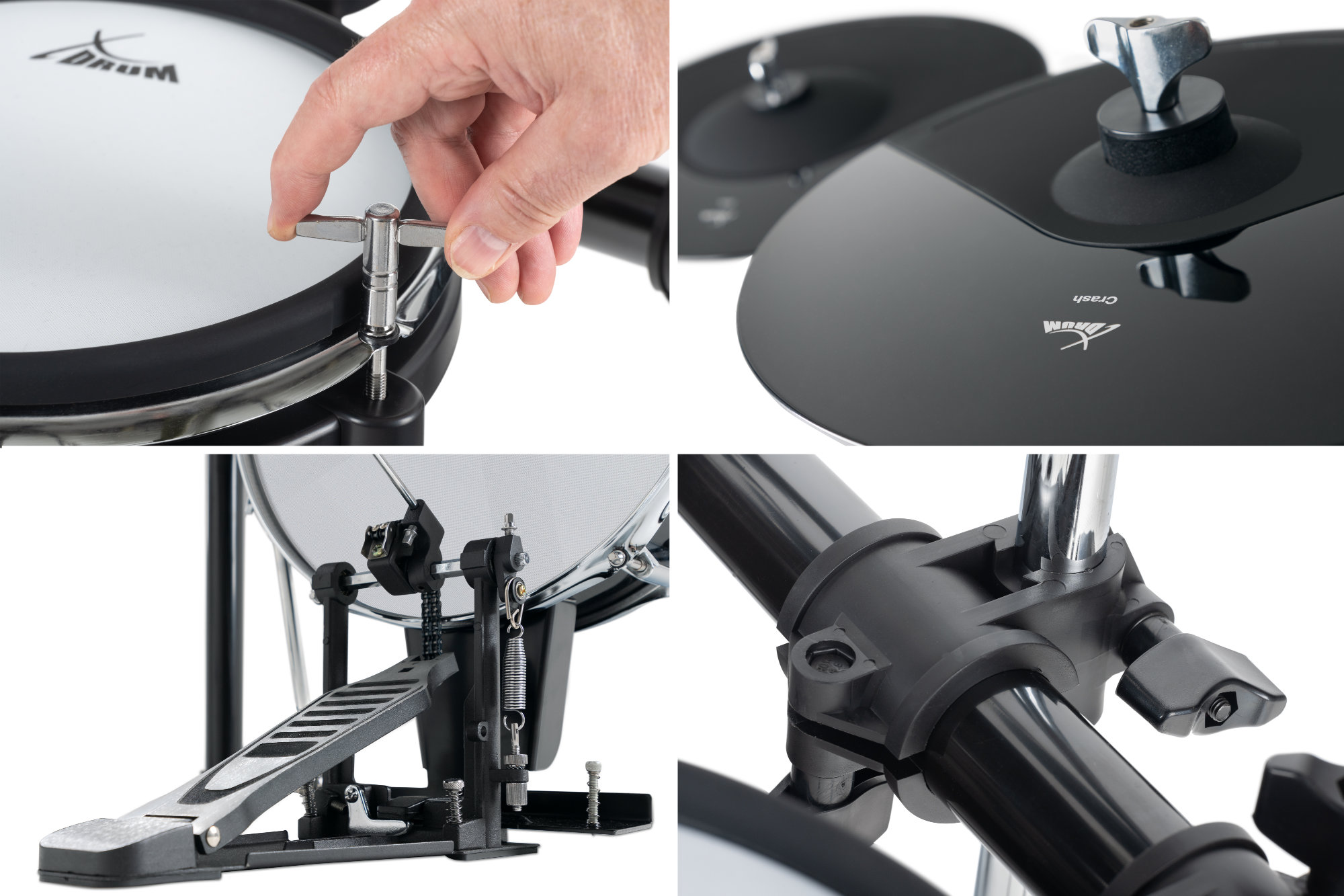 XDrum DD-670 mesh e-drumset (nieuw €869) pro opties - Drumstellen en Slagwerk
