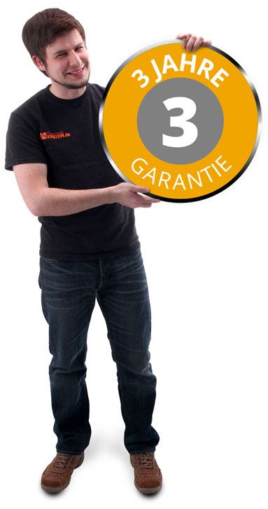 3 Jahre Kirstein Garantie