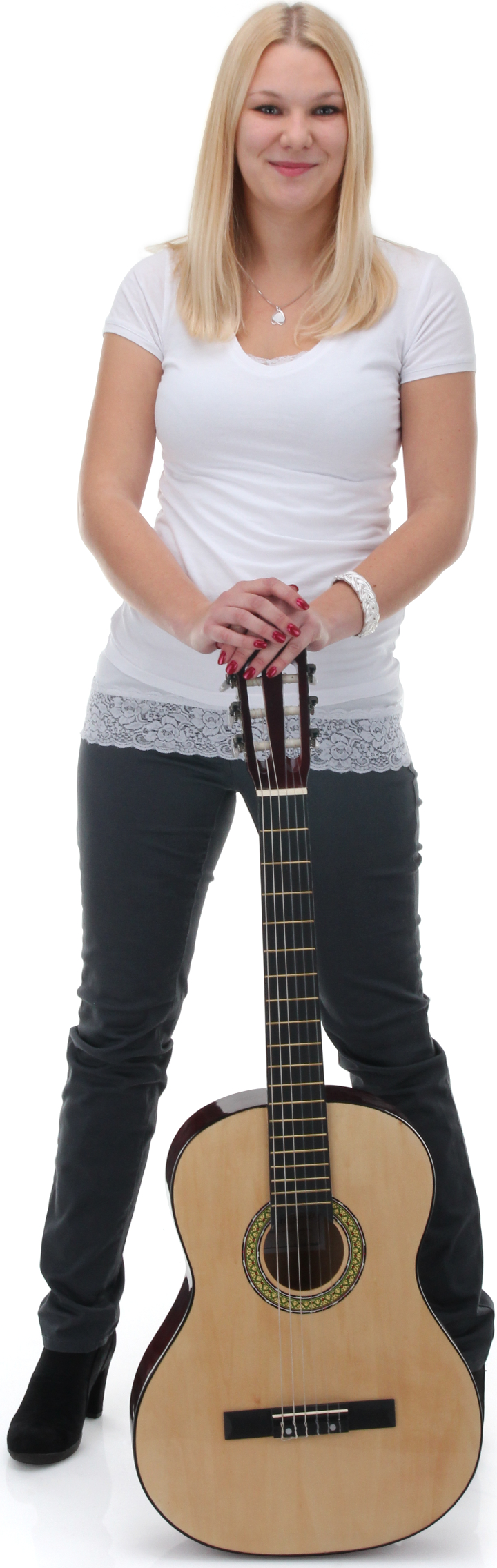 Frau mit Gitarre