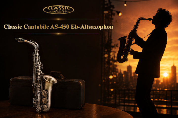 Classic Cantabile AS-450 Antique Yellow Altsaxophon