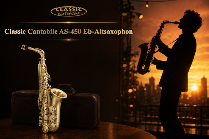 Classic Cantabile AS-450 Brushed Eb-Altsaxophon