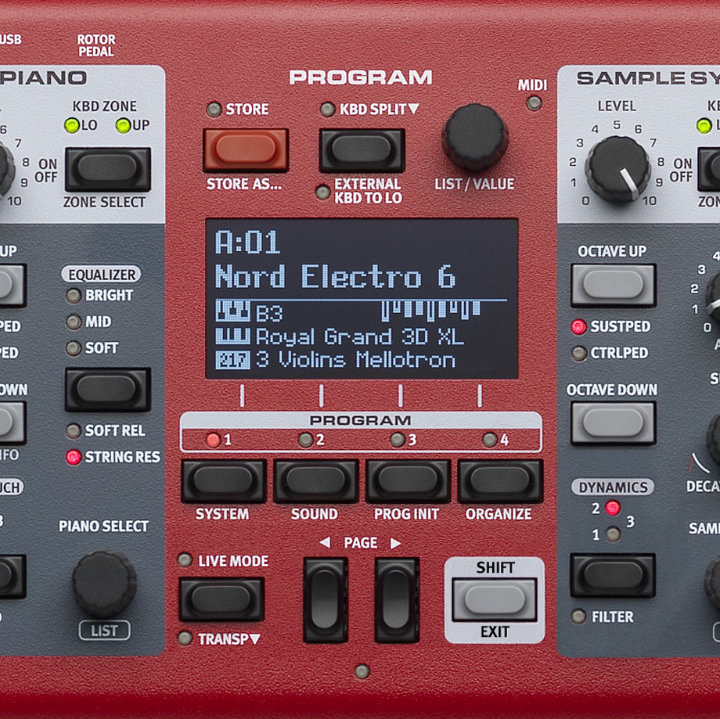 Piano de scène & Synthétiseur