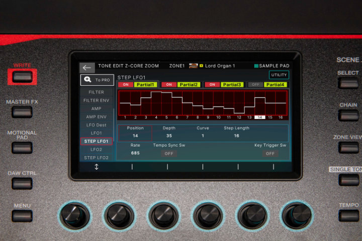 La serie Roland Fantom-0